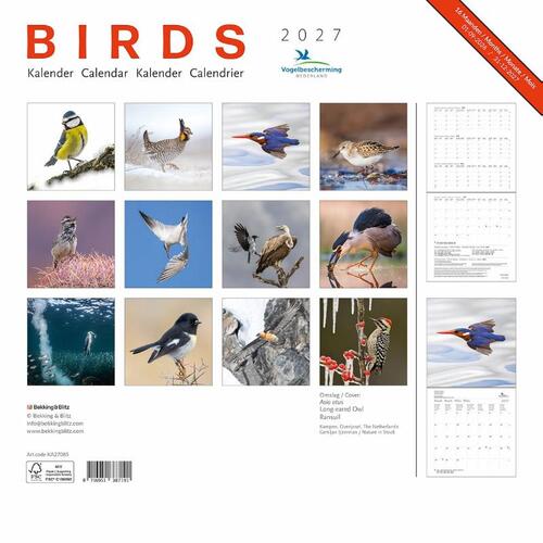Birds, vogelbescherming maandkalender 2027 - Afbeelding 2