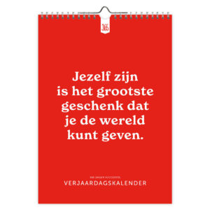 365 dagen succesvol A4 verjaardagskalender