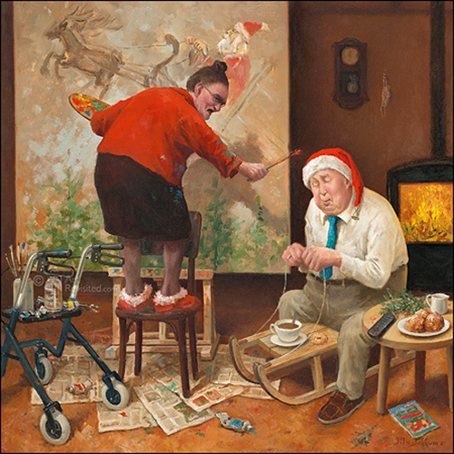 Marius van Dokkum kaarten medium XMAS
