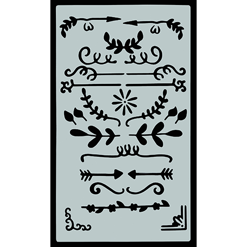 Stencil set Peter Pauper Dotted Journal 12 stuks - Afbeelding 4