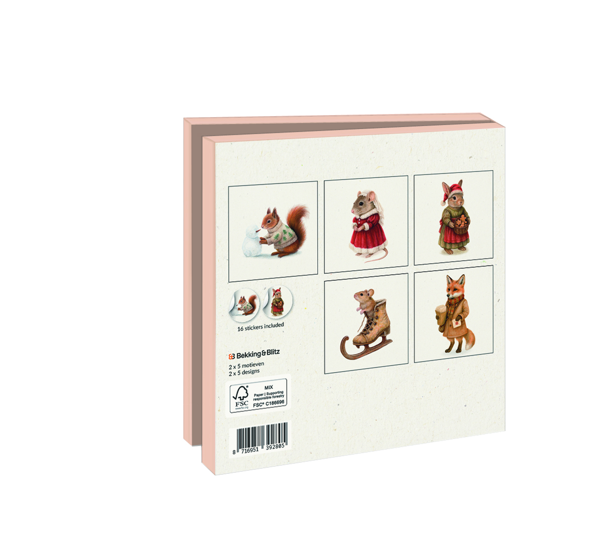 Kerstkaartenmapje Lonneke Grimbergen - Afbeelding 2